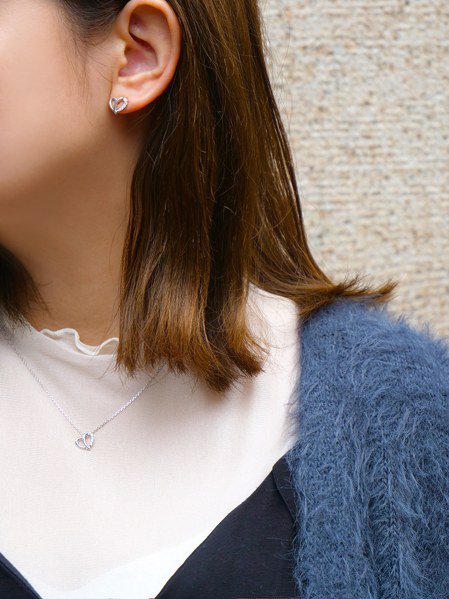 ｈ＆ｄジュエリー Silver Heart 高見えスタイリングコーデ