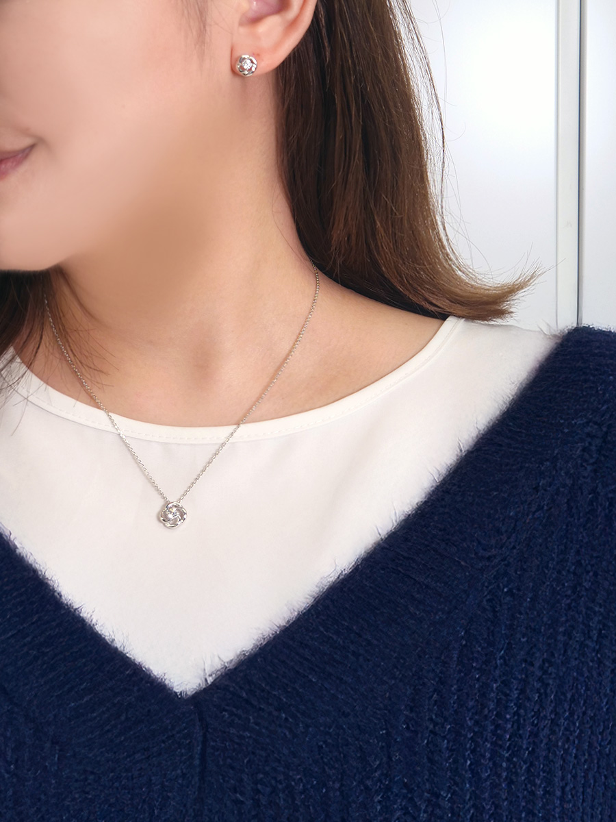 ｈ＆ｄジュエリー Silver Rose 高見えスタイリングコーデ