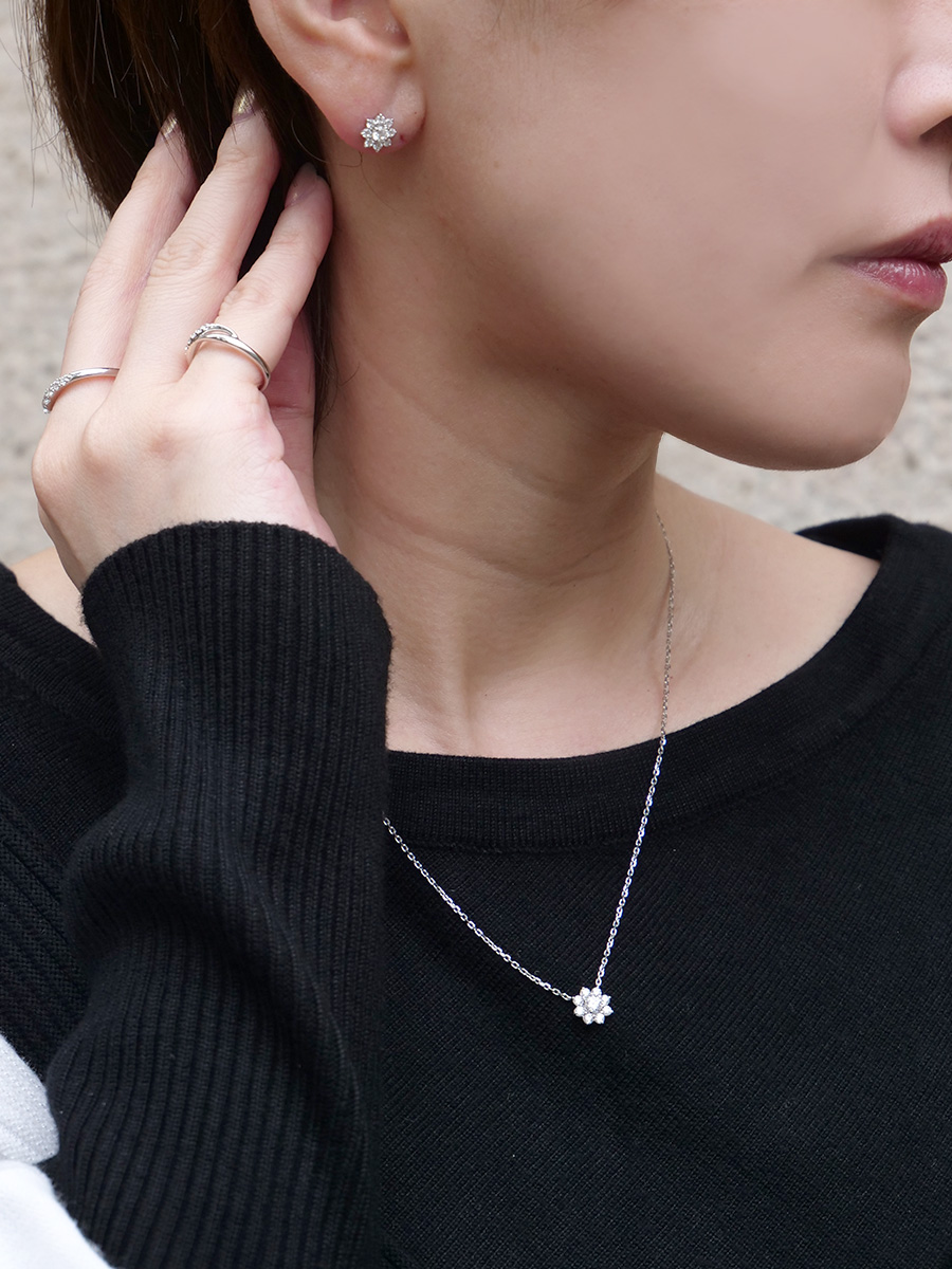 ｈ＆ｄジュエリー New Daisy 高見えスタイリングコーデ