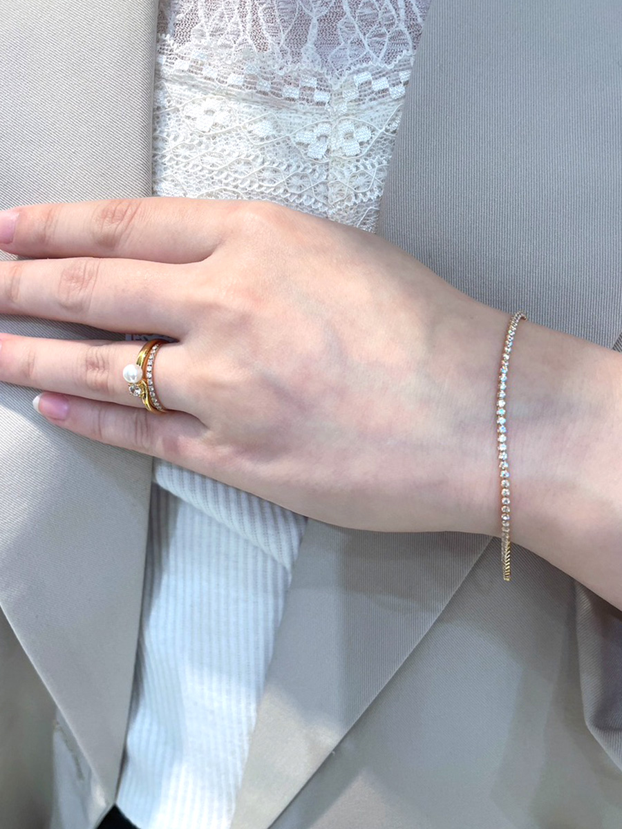 The Timeless Radiance : Tennis Bracelet